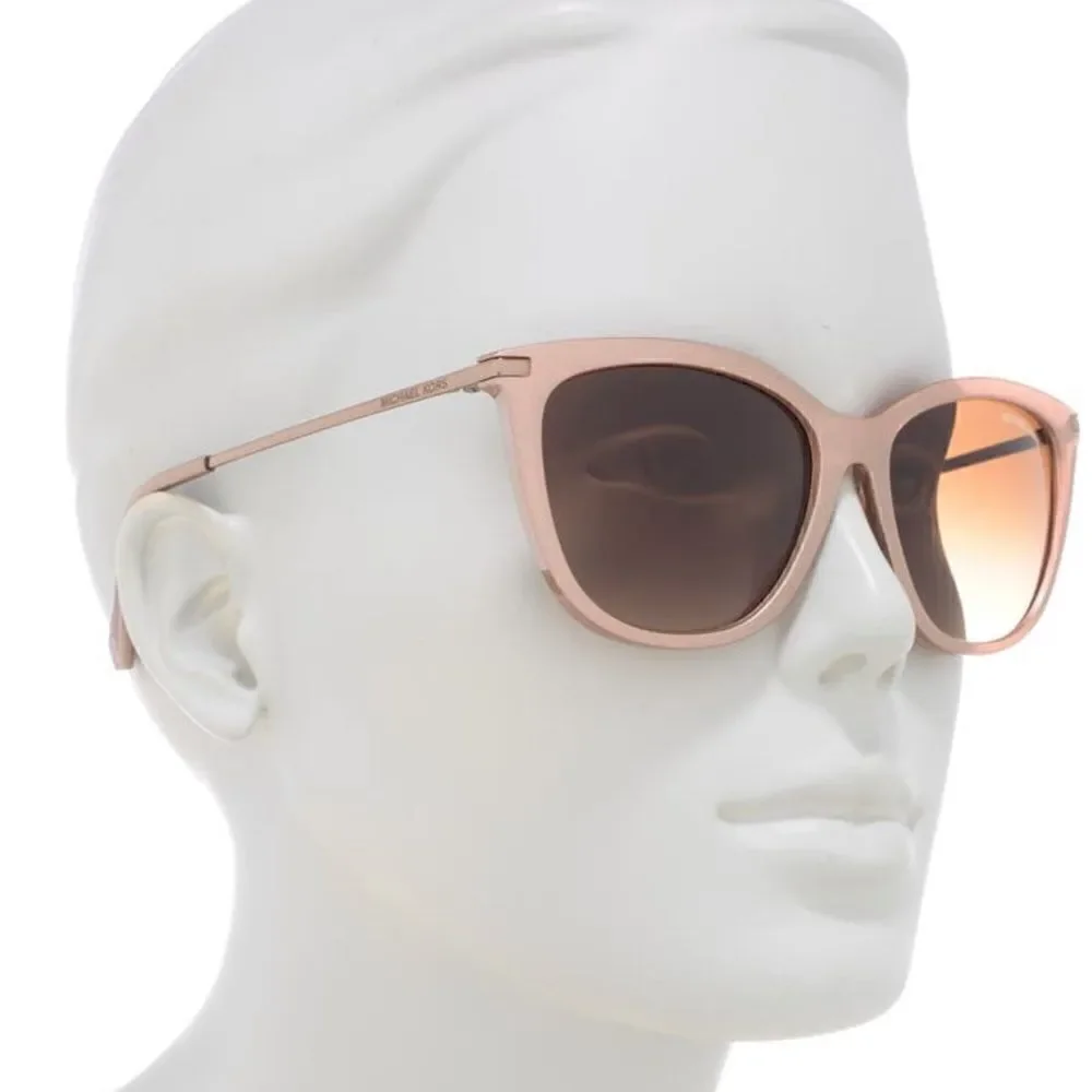 NWT Michael Kors 56mm cat eye sunglasses blush/camel